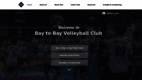 What B2bvolleyball.com website looked like in 2019 (4 years ago)