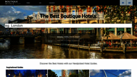 What Boutiquehotelsguides.com website looked like in 2019 (4 years ago)
