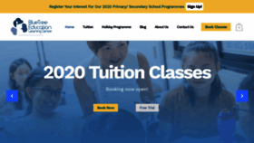 What Bluetreeeducation.com website looked like in 2019 (4 years ago)