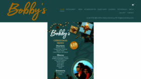 What Bobbys-restaurant.co.uk website looked like in 2019 (4 years ago)