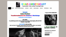What Bradamberheart.com website looked like in 2019 (4 years ago)