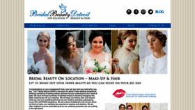 What Bridalbeautydetroit.com website looked like in 2019 (4 years ago)