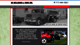 What Bgmellinger.com website looked like in 2019 (4 years ago)
