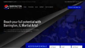 What Barringtonmartialarts.com website looked like in 2019 (4 years ago)