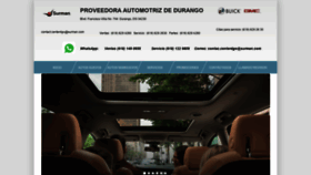What Buickgmcdurango.com.mx website looked like in 2019 (4 years ago)