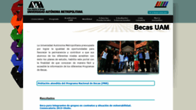 What Becas.uam.mx website looked like in 2019 (4 years ago)