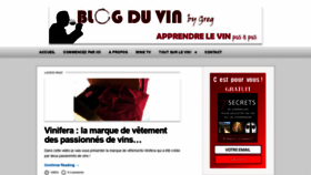 What Blog-du-vin.fr website looked like in 2019 (4 years ago)