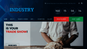 What Bakingtradeshow.com.au website looked like in 2019 (4 years ago)
