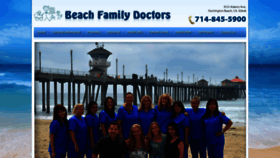 What Beachfamilydoctors.net website looked like in 2019 (4 years ago)