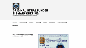 What Bismarckhering.com website looked like in 2019 (4 years ago)