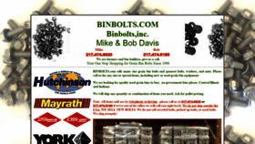 What Binbolts.com website looked like in 2019 (4 years ago)