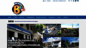 What Baianafm.com.br website looked like in 2019 (4 years ago)