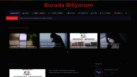 What Buradabiliyorum.com website looked like in 2019 (4 years ago)