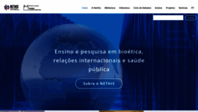 What Bioeticaediplomacia.org website looked like in 2019 (4 years ago)