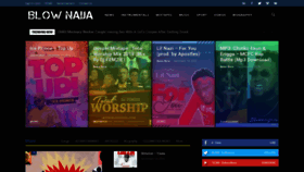What Blownaija.com website looked like in 2019 (4 years ago)