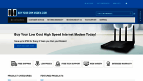 What Buyyourownmodem.com website looked like in 2019 (4 years ago)