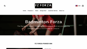 What Badmintonforza.co.uk website looked like in 2019 (4 years ago)