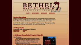 What Bethelbc.info website looked like in 2019 (4 years ago)