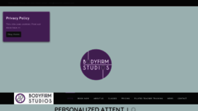 What Bodyfirm-studios.com website looked like in 2019 (4 years ago)