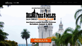 What Balboapark8miler.com website looked like in 2019 (4 years ago)
