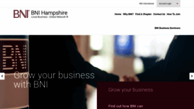 What Bnihampshire.com website looked like in 2019 (4 years ago)