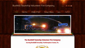 What Bushkilltownshipfireco.com website looked like in 2019 (4 years ago)