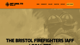 What Bristolfire773.org website looked like in 2019 (4 years ago)