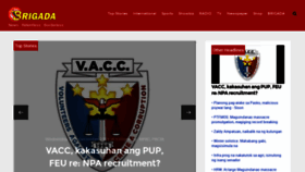 What Brigadanews.ph website looked like in 2019 (4 years ago)
