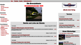 What Brenzbahn.de website looked like in 2019 (4 years ago)