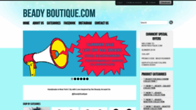 What Beadyboutique.com website looked like in 2019 (4 years ago)