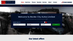 What Bordercityautos.co.uk website looked like in 2019 (4 years ago)