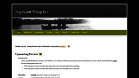 What Bsatroop191.org website looked like in 2019 (4 years ago)