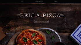What Bellaplazapizza.com website looked like in 2019 (4 years ago)