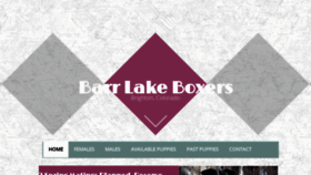 What Barrlakeboxers.com website looked like in 2019 (4 years ago)