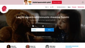 What Babysitter.fi website looked like in 2019 (4 years ago)