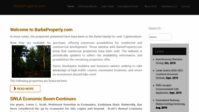 What Barbeproperty.com website looked like in 2019 (4 years ago)