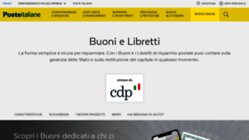 What Buonielibretti.poste.it website looked like in 2019 (4 years ago)