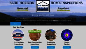 What Bluehorizonhomeinspections.com website looked like in 2019 (4 years ago)