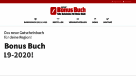 What Bonusbuch.com website looked like in 2019 (4 years ago)