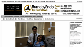 What Burnabyendo.com website looked like in 2019 (4 years ago)