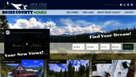 What Boisecountyhomes.com website looked like in 2019 (4 years ago)