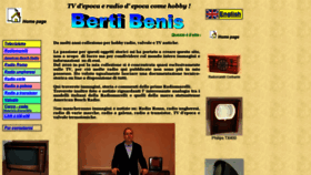 What Bertibenis.it website looked like in 2019 (4 years ago)