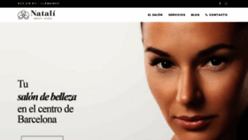 What Beautystudionatali.com website looked like in 2019 (4 years ago)