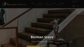 What Bermanstairs.com website looked like in 2019 (4 years ago)