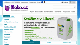 What Bebo.cz website looked like in 2019 (4 years ago)