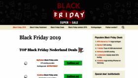 What Blackfridaysupersale.nl website looked like in 2019 (4 years ago)