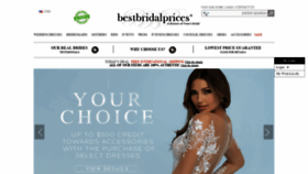 What Bestbridalprices.com website looked like in 2019 (4 years ago)