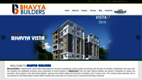 What Bhavyabuilders.com website looked like in 2019 (4 years ago)