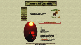 What Barrysbayoutfitters.com website looked like in 2019 (4 years ago)
