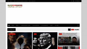 What Blacksundiamondblognews.com website looked like in 2019 (4 years ago)